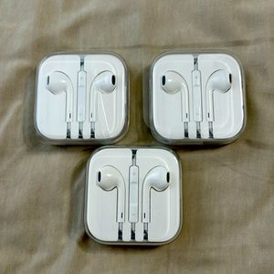Apple iPhone ear buds corded. 3 sets for one price